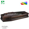 mahogany colour with wood cross for european coffin